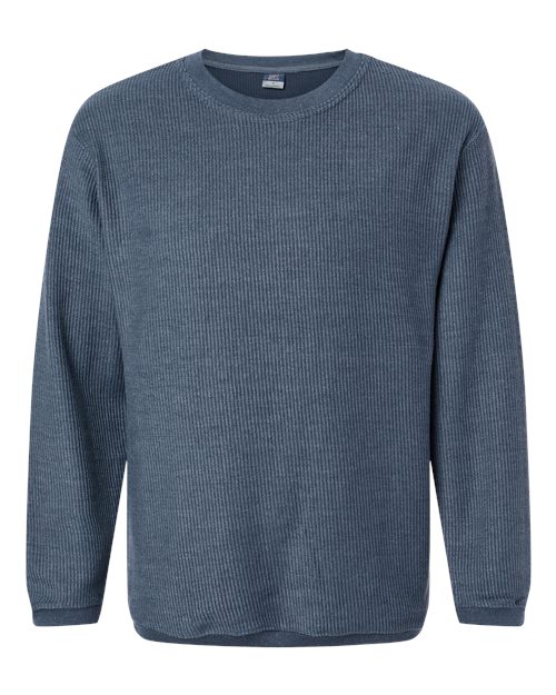 MV Sport Men's Corded Crewneck Sweatshirt-1