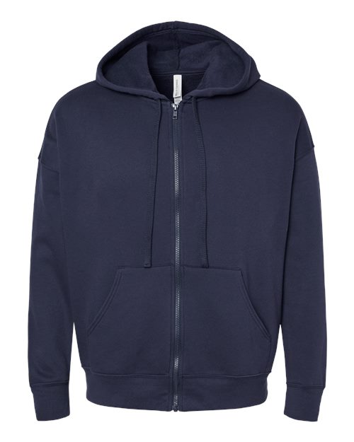 BELLA + CANVAS Men's Sponge Fleece DTM Full-Zip Hoodie Sweatshirt-1