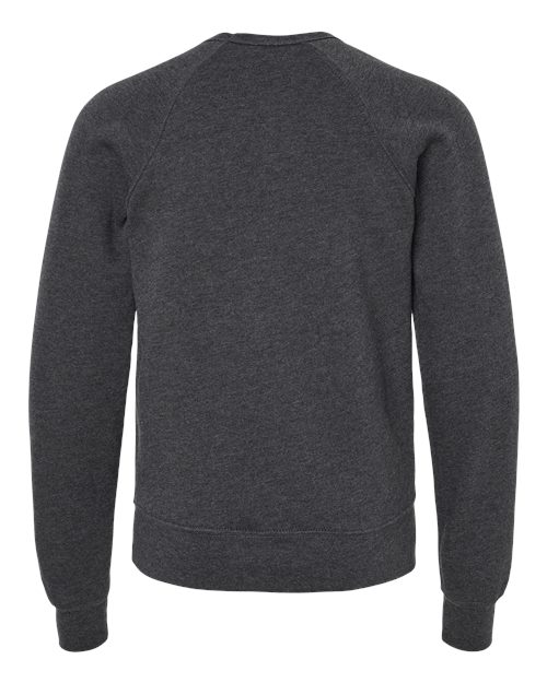 BELLA + CANVAS Youth Sponge Fleece Crewneck Sweatshirt-2