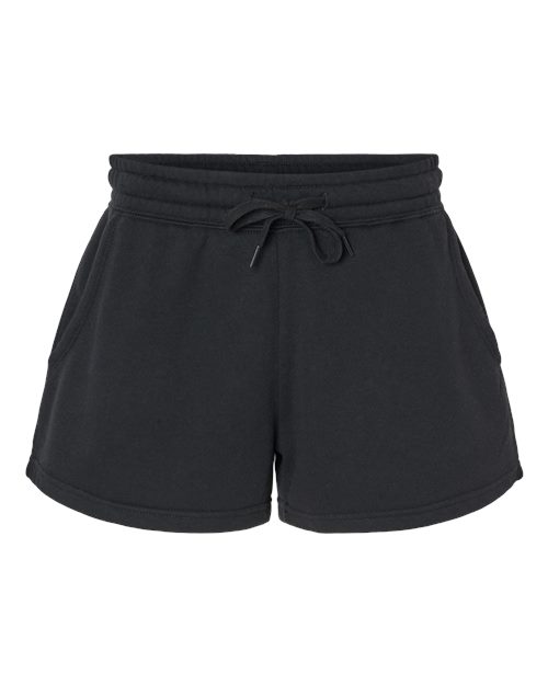 Independent Trading Co. Women’s Lightweight California Wave Wash Fleece Shorts-1