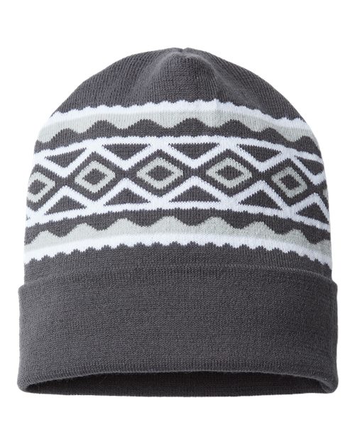 Cap America USA- Made Diamond Cuffed Beanie-1