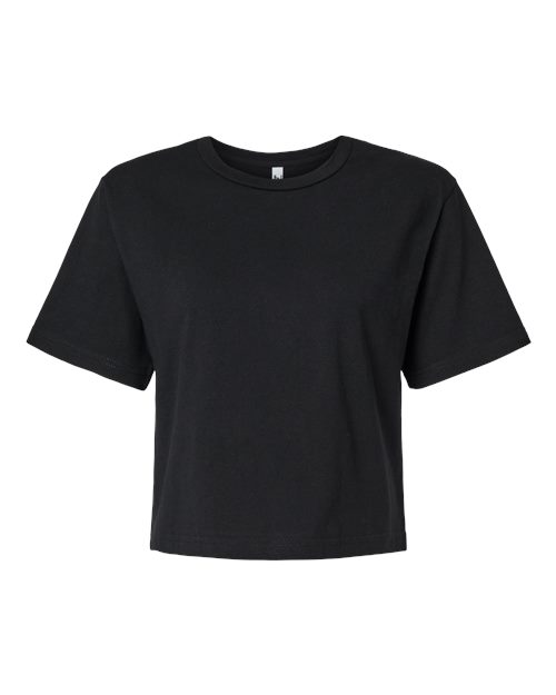 American Apparel Women's Fine Jersey Boxy Tee-1