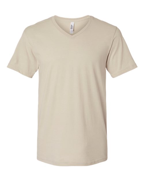 American Apparel Men's CVC V-Neck Tee-1