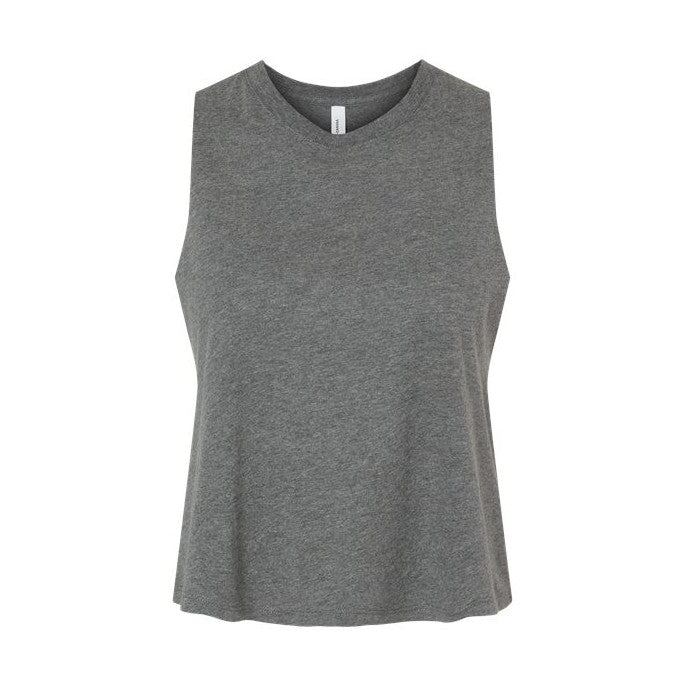 BELLA + CANVAS Women's Racerback Crop Tank-1