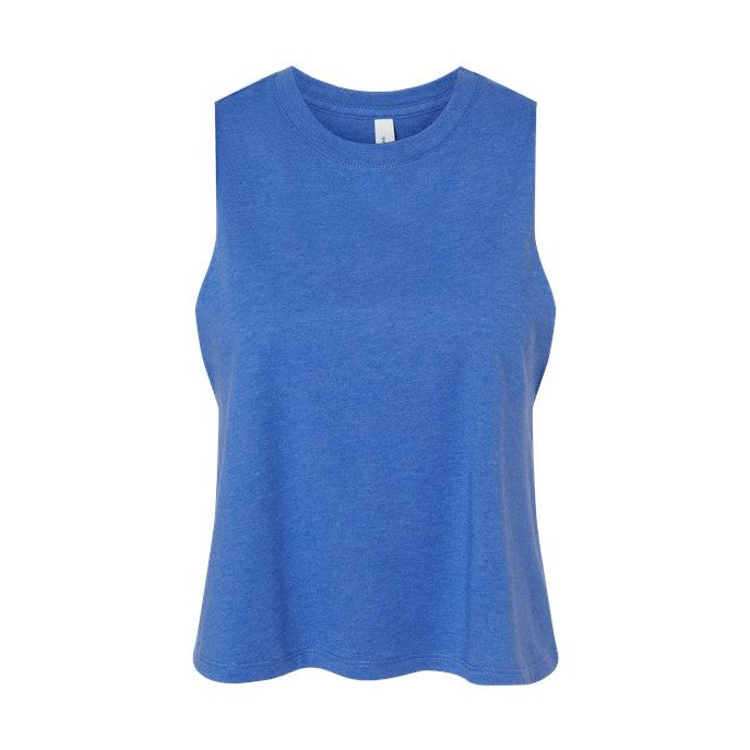 BELLA + CANVAS Women's Racerback Crop Tank-1