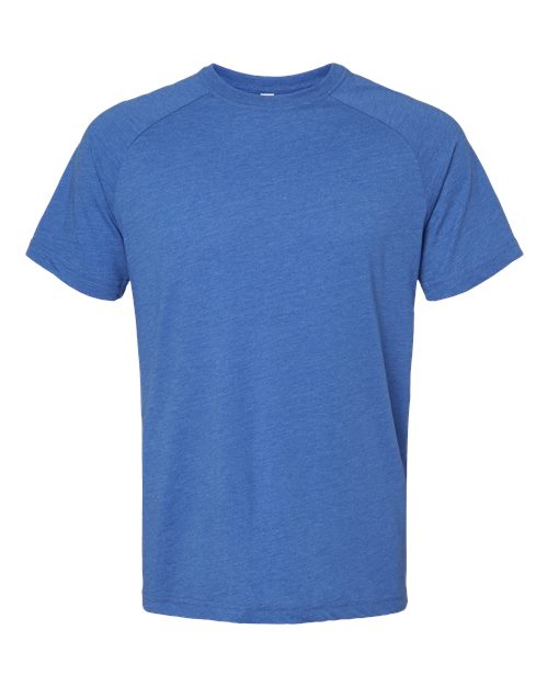 BELLA + CANVAS Men's Heather CVC Raglan Tee-1