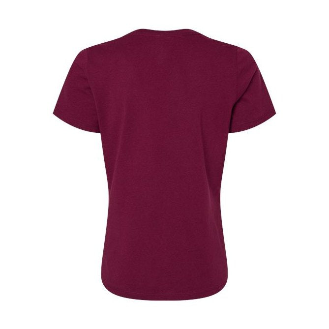 BELLA + CANVAS Women's Relaxed Jersey V-Neck Tee BC6405-2