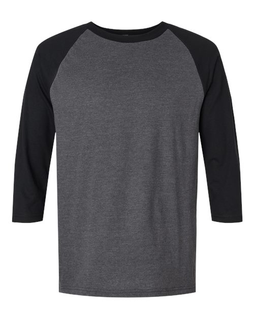 American Apparel Men's CVC Three-Quarter Sleeve Tee-1