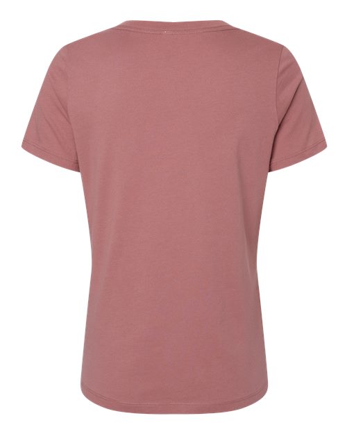 BELLA + CANVAS Women's Relaxed Jersey V-Neck Tee BC6405-2