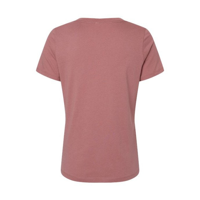 BELLA + CANVAS Women's Relaxed Jersey V-Neck Tee BC6405-2