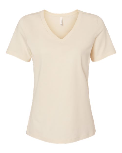 BELLA + CANVAS Women's Relaxed Jersey V-Neck Tee BC6405-1