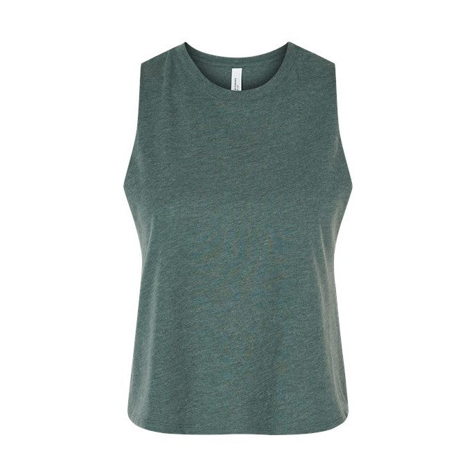 BELLA + CANVAS Women's Racerback Crop Tank-1