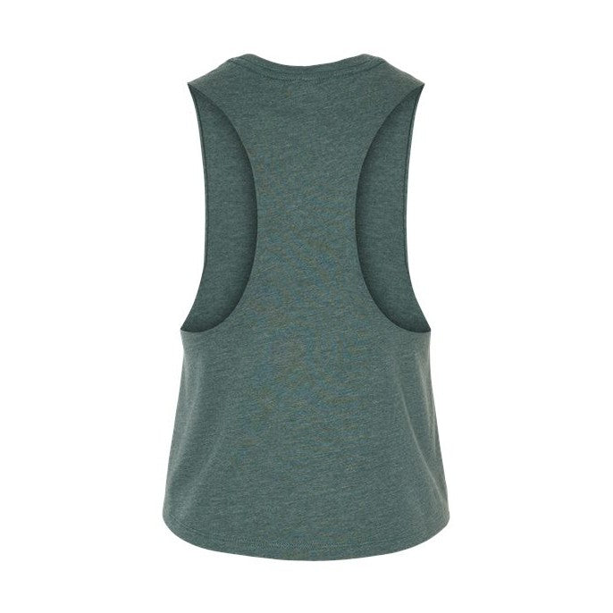 BELLA + CANVAS Women's Racerback Crop Tank-2