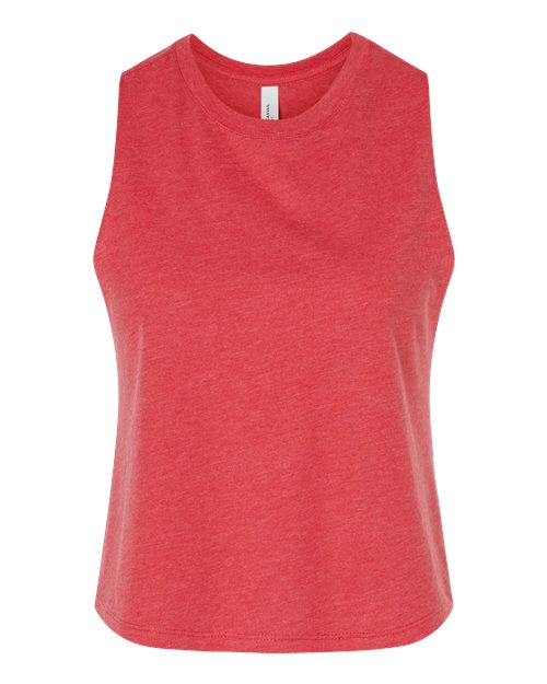 BELLA + CANVAS Women's Racerback Crop Tank-1
