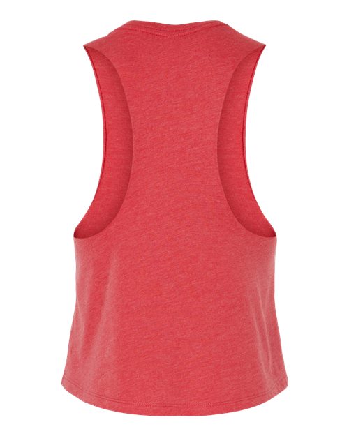 BELLA + CANVAS Women's Racerback Crop Tank-2