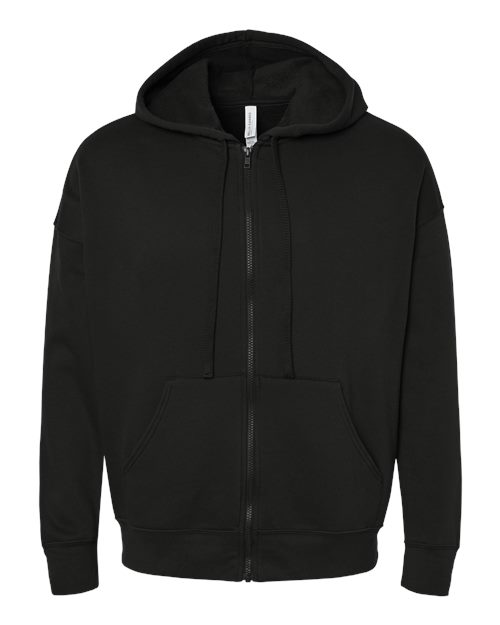 BELLA + CANVAS Men's Sponge Fleece DTM Full-Zip Hoodie Sweatshirt-1