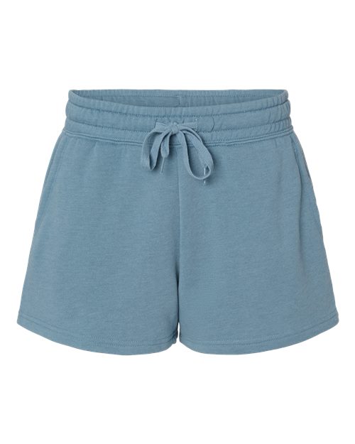 Independent Trading Co. Women’s Lightweight California Wave Wash Fleece Shorts-1