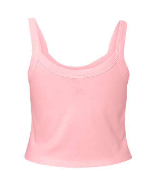 BELLA + CANVAS Women's Micro Rib Spaghetti Strap Tank-2