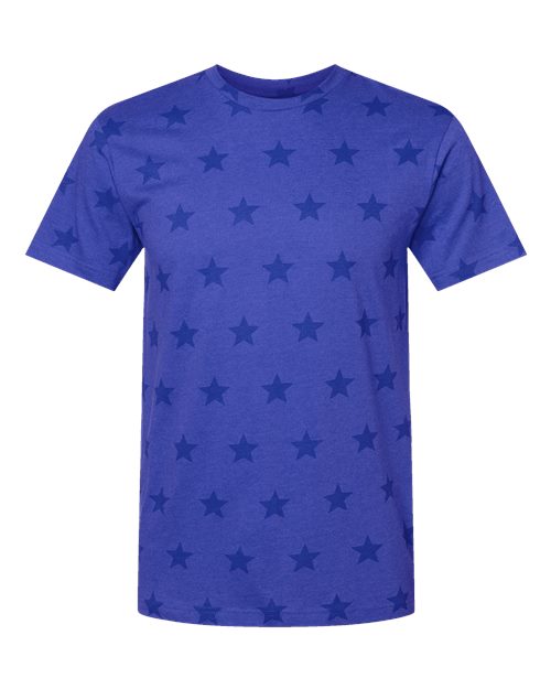 Code Five Men's Star Print Tee-1