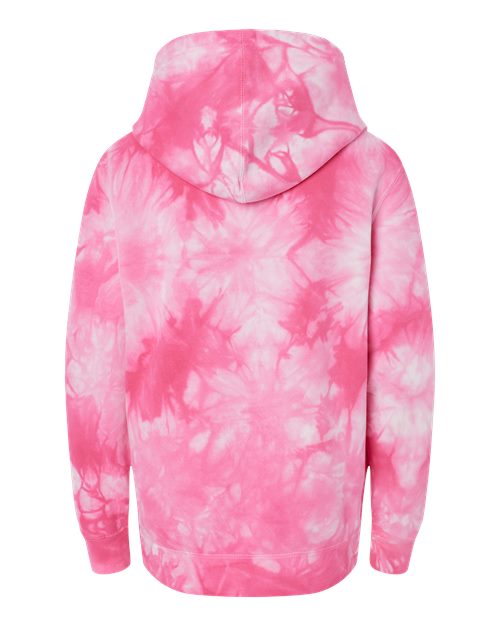 Independent Trading Co. Youth Midweight Tie-Dyed Hooded Sweatshirt-2