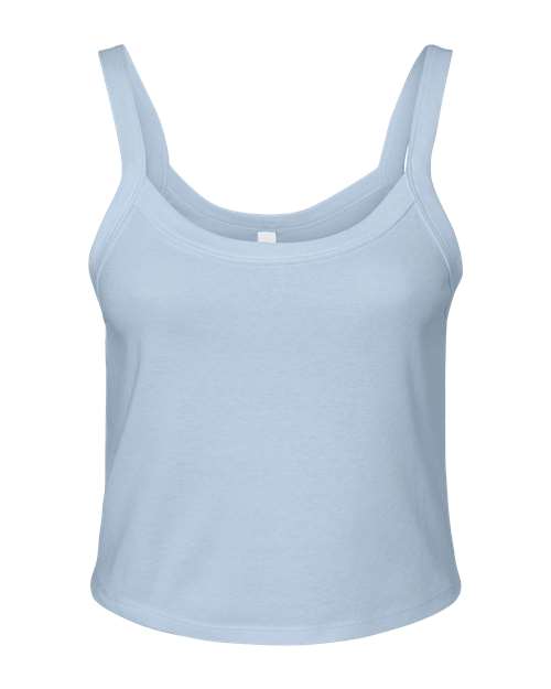 BELLA + CANVAS Women's Micro Rib Spaghetti Strap Tank-1