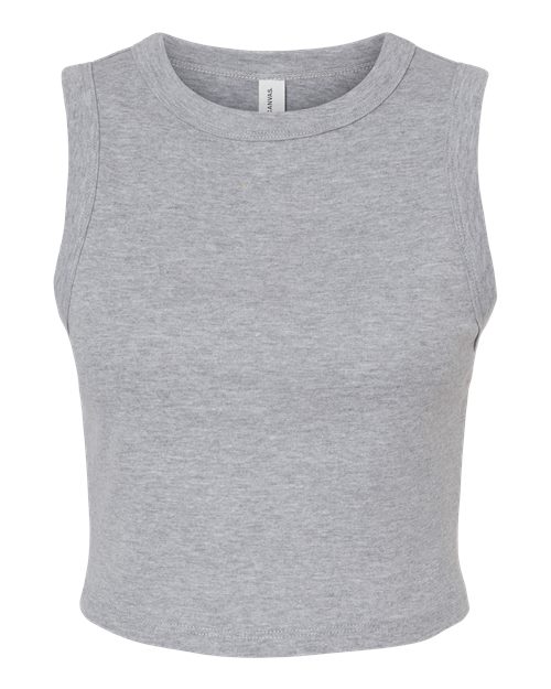 BELLA + CANVAS Women's Micro Rib Muscle Crop Tank-1