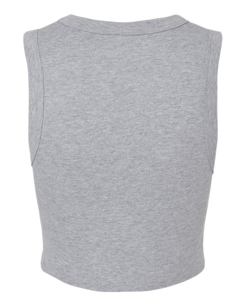 BELLA + CANVAS Women's Micro Rib Muscle Crop Tank-2