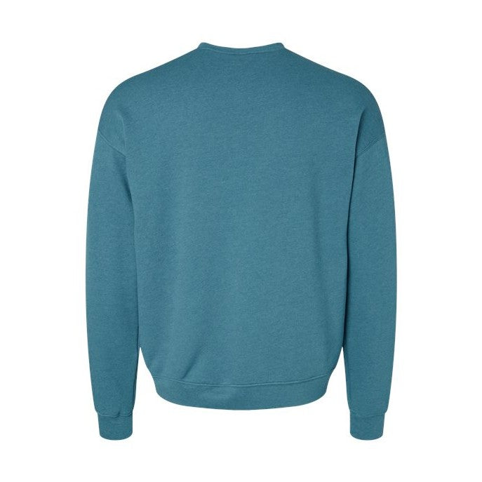 BELLA + CANVAS Men's Sponge Fleece Drop Shoulder Crewneck Sweatshirt-2