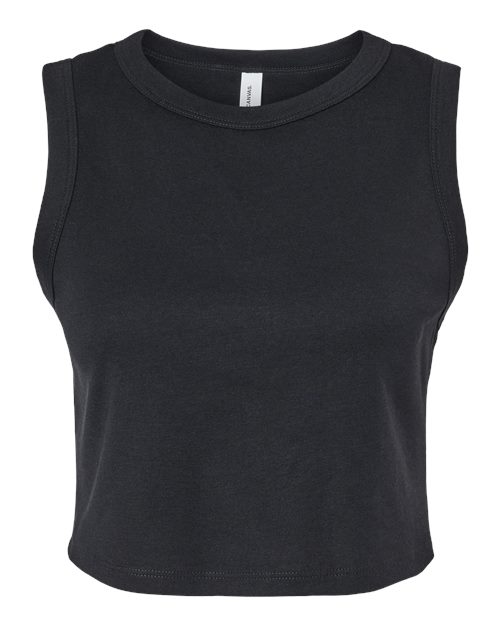 BELLA + CANVAS Women's Micro Rib Muscle Crop Tank-1