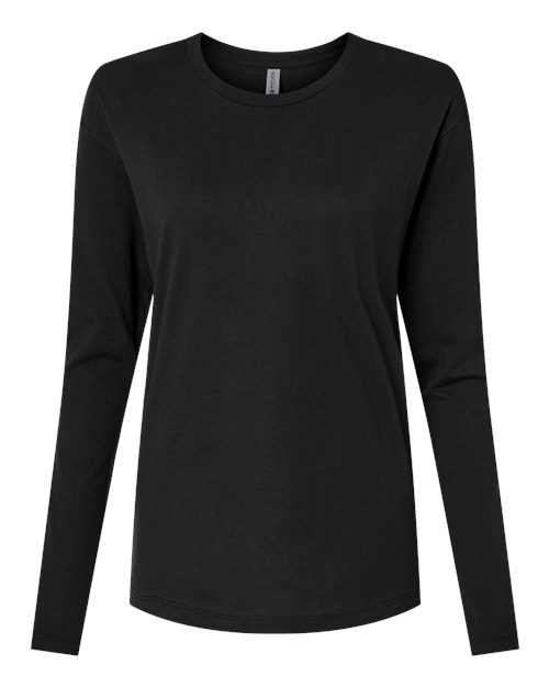 Next Level Women's Cotton Relaxed Long Sleeve T-Shirt-1
