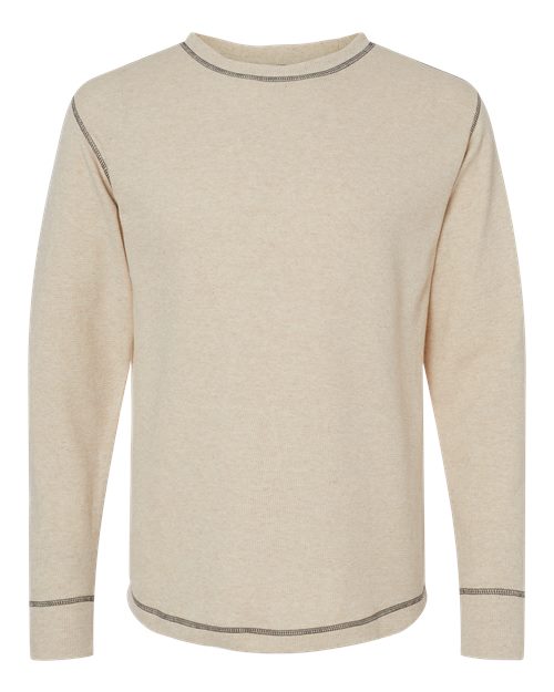 J. America Men's Vintage Thermal Long Sleeve T-Shirt-1