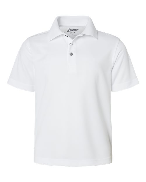 Paragon Youth Saratoga Performance Mini Mesh Polo-1