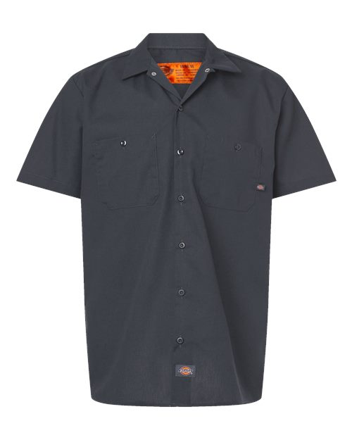 Dickies Men's Industrial Short Sleeve Work Shirt-1