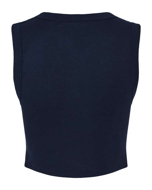 BELLA + CANVAS Women's Micro Rib Muscle Crop Tank-2