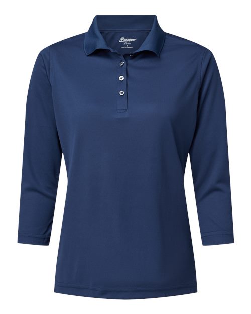 Paragon Women's Lady Palm Three-Quarter Sleeve Polo-1