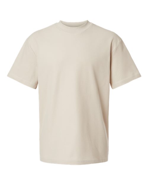 American Apparel Men's Pique Mockneck Tee-1