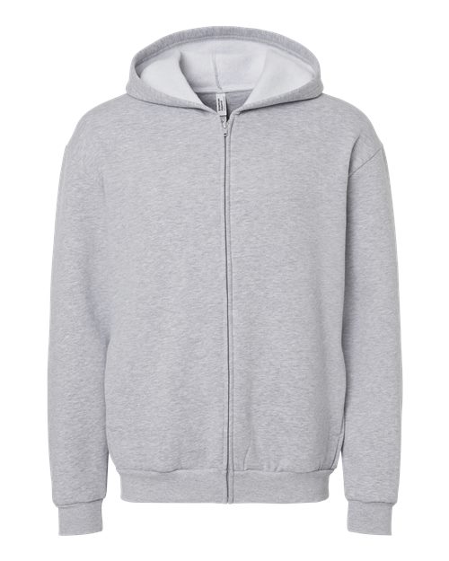 American Apparel Men's ReFlex Fleece Full-Zip Hoodie Sweatshirt-1