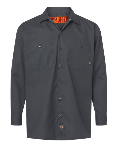 Dickies Men's Industrial Long Sleeve Work Shirt-1