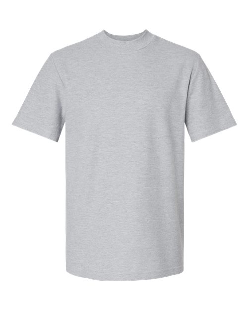 American Apparel Men's Pique Mockneck Tee-1