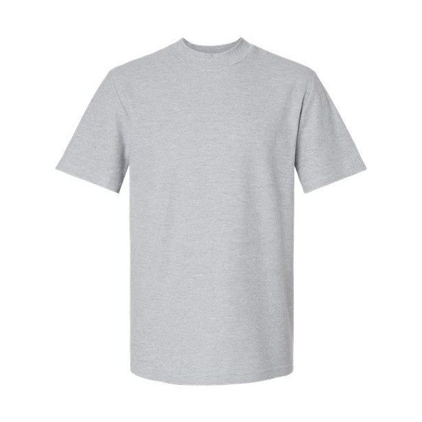 American Apparel Men's Pique Mockneck Tee-1