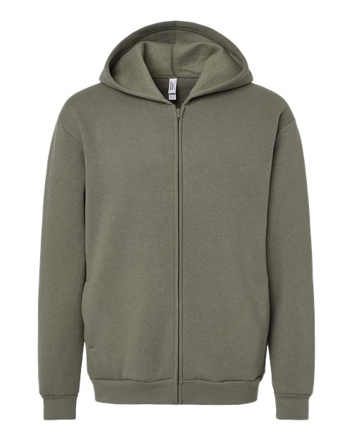 American Apparel Men's ReFlex Fleece Full-Zip Hoodie Sweatshirt-1