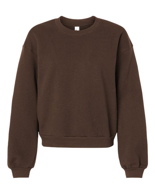 American Apparel Women's ReFlex Fleece Crewneck Sweatshirt-1