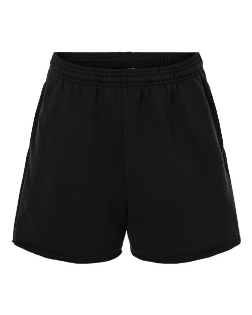 BELLA + CANVAS Women's Cutoff Fleece Shorts-1