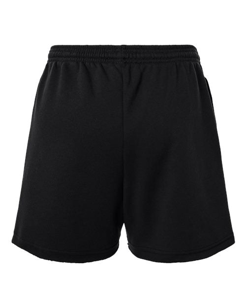 BELLA + CANVAS Women's Cutoff Fleece Shorts-2