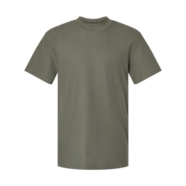 American Apparel Men's Pique Mockneck Tee-1