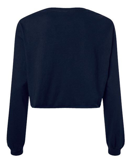 BELLA + CANVAS Women's FWD Fashion Crop Long Sleeve Tee-2