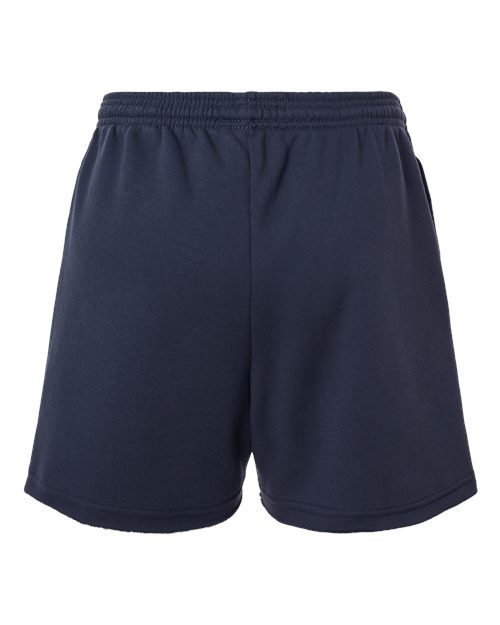 BELLA + CANVAS Women's Cutoff Fleece Shorts-2