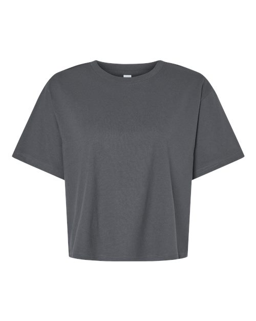 American Apparel Women's Fine Jersey Boxy Tee-1