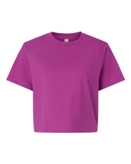 American Apparel Women's Fine Jersey Boxy Tee-1