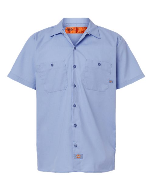 Dickies Men's Industrial Short Sleeve Work Shirt-1